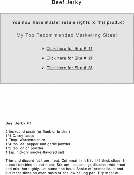 Product picture 100 Delicious Jerky Recipes